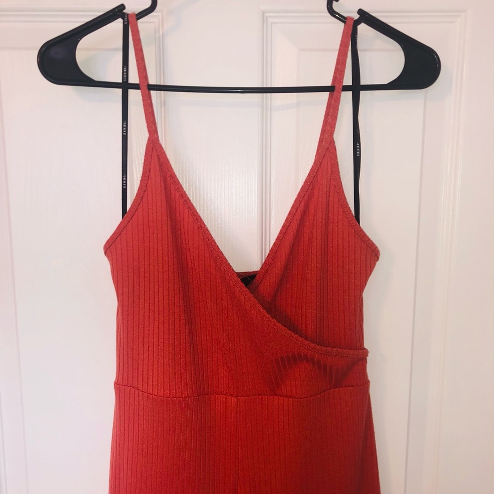 Orange Forever 21 romper - Picture 1 of 4